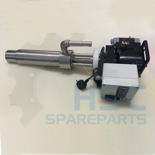 Pneumatic heated pump