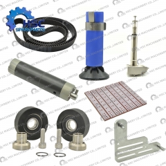 Spare parts for machines and complete production lines in processing, filling and other fields